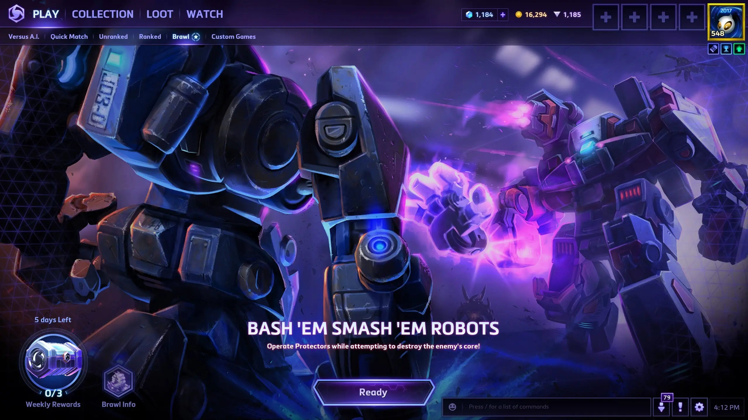 Brawl Glue Screen