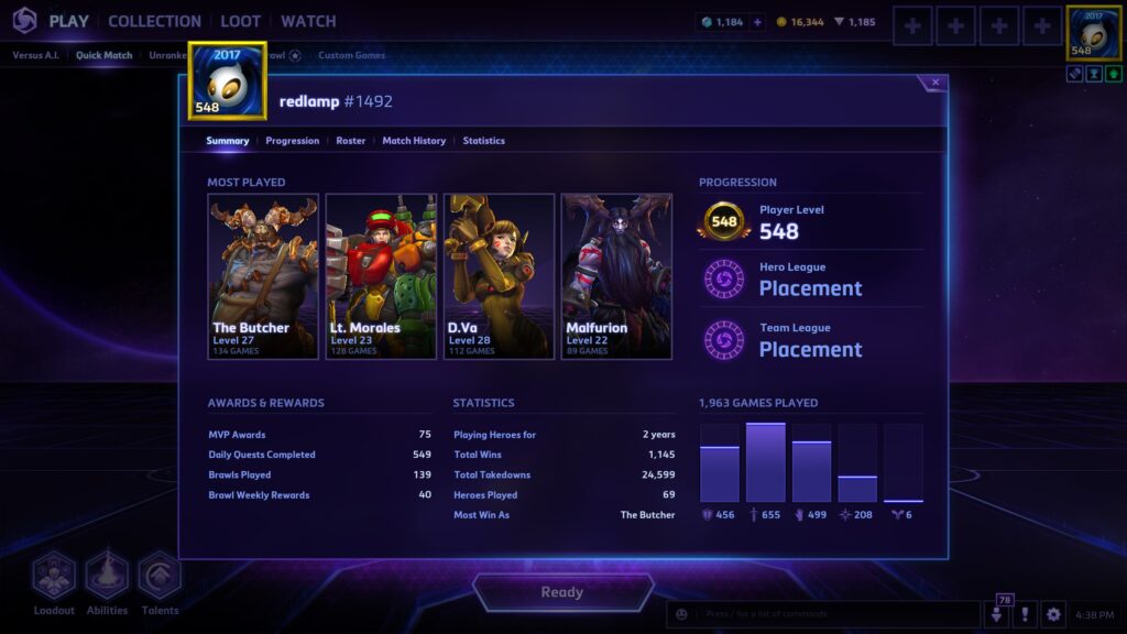 Player Profile - Summary