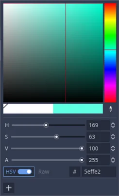 Godot 3.4.4 color picker