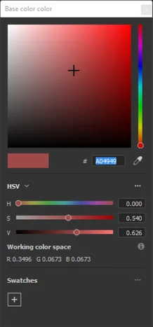 Substance Painter base color picker