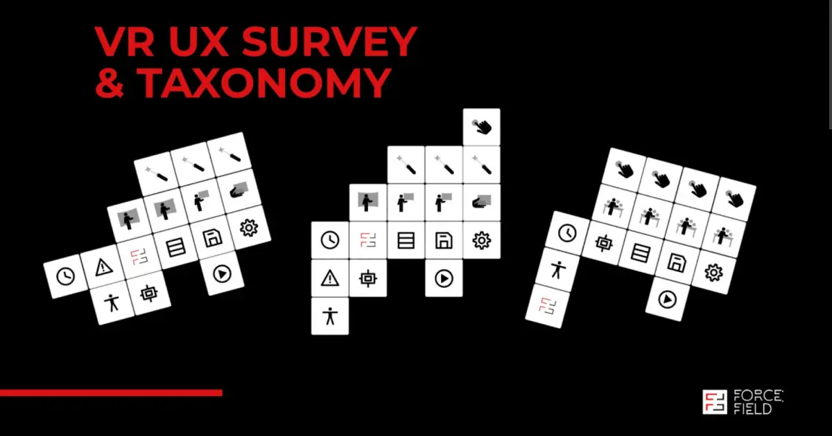 VR UX Survey & Taxonomy
